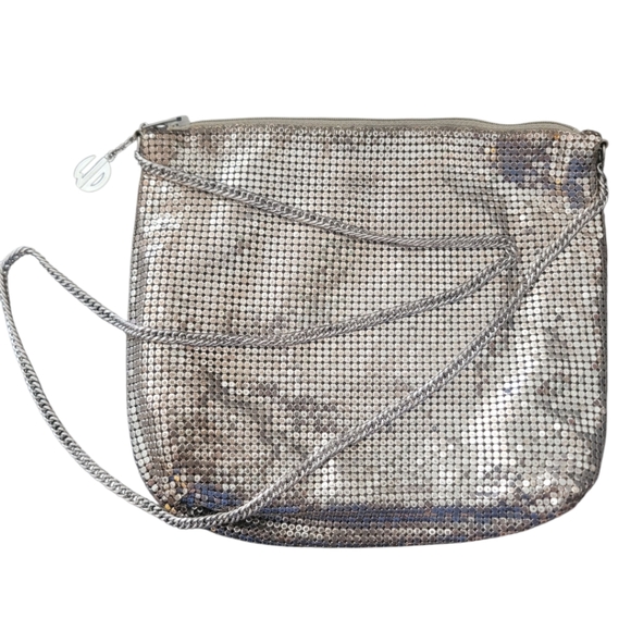 Whiting & Davis Co Silver Mesh Evening Bag - Picture 15 of 15